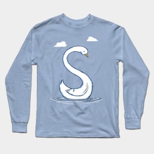 S Is For Swan Long Sleeve T-Shirt